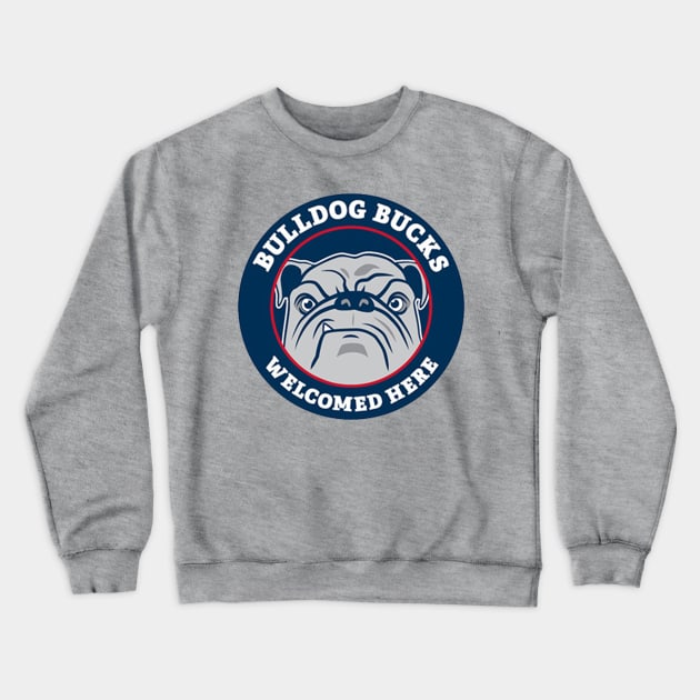 Classic Bulldog Crewneck Sweatshirt by BlackCells Org.